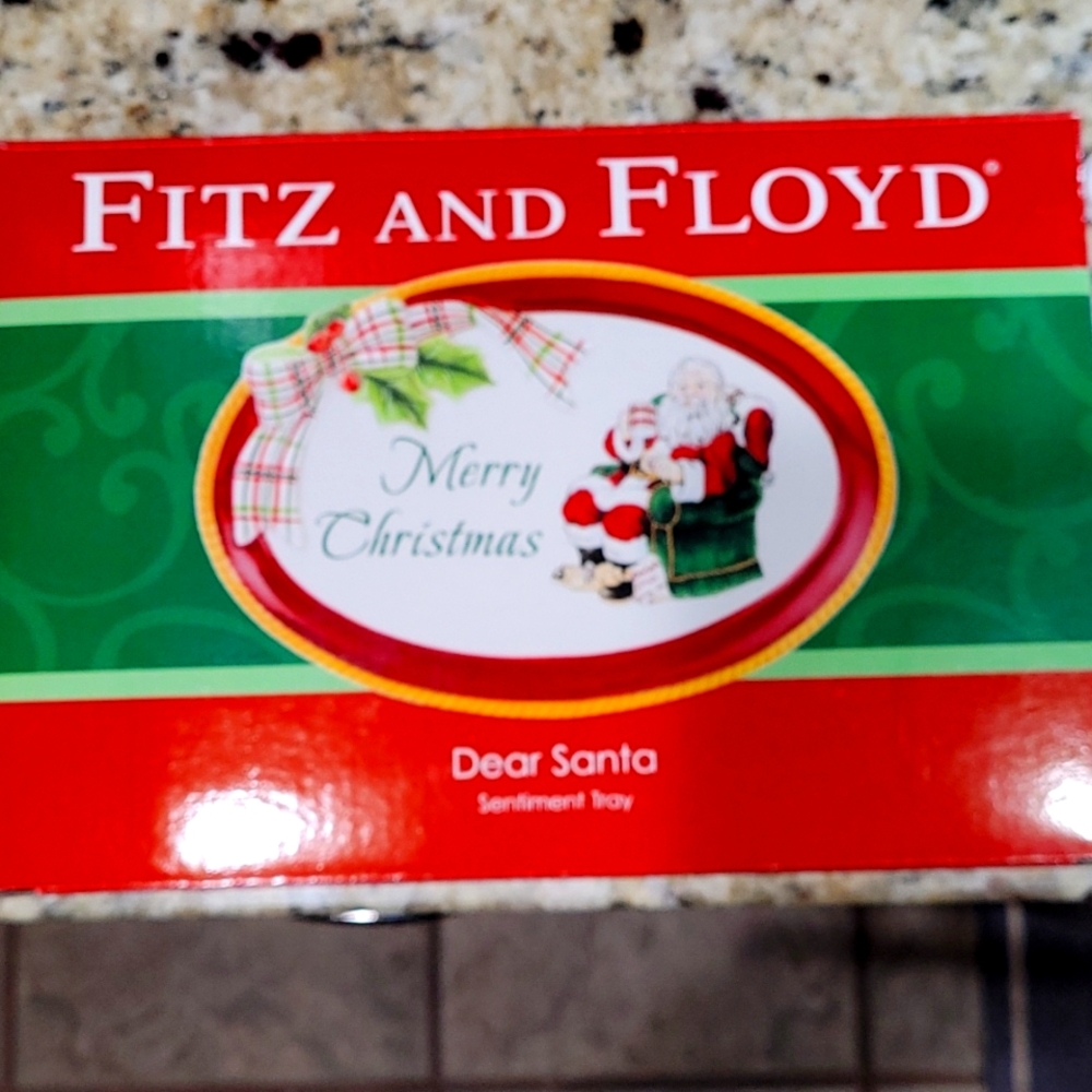Christmas sentiment tray